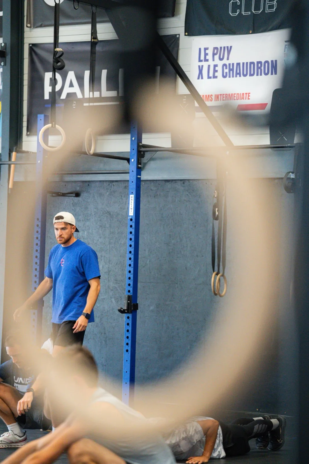 Antoine Duplat pendant une séance de coaching à CrossFit Le Puy